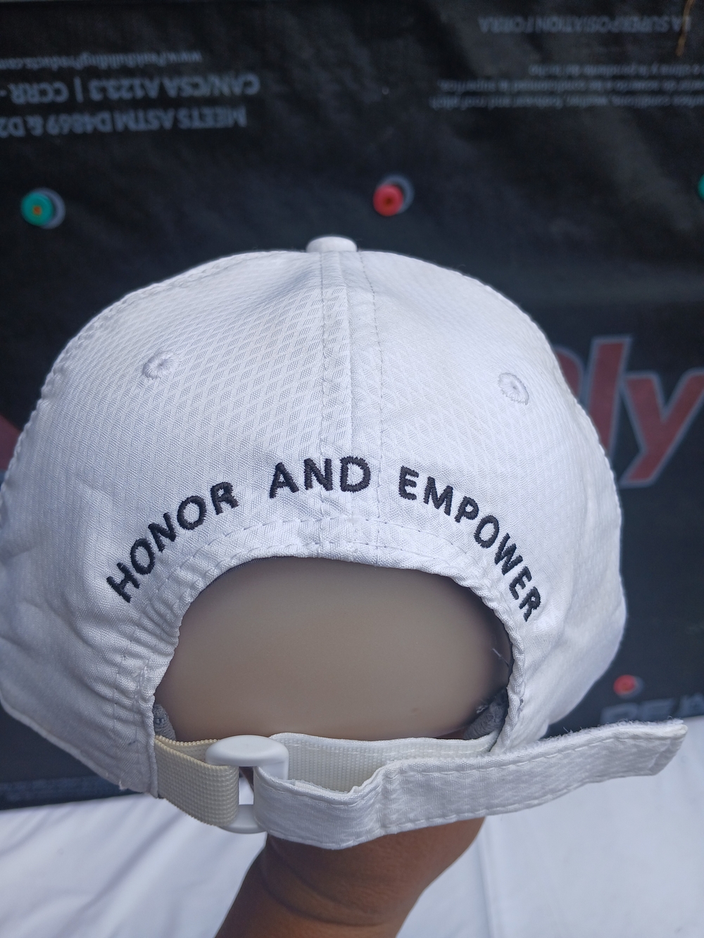 White Performance Cap - Picture 5 of 7
